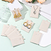 24Pcs PU Leather & Sponge Jewelry Pendant Nceklace Display Cards NDIS-SP0001-03A-03-5