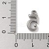 Anti-Tarnish 304 Stainless Steel Charms STAS-D197-03P-3