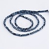 Electroplate Glass Beads Strands X-EGLA-F121-FP01-2