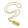 Constellation 304 Stainless Steel Micro Pave Clear Cubic Zirconia Wheat Chain Pendant Necklaces for Women Men NJEW-U007-01C-2