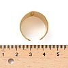 304 Stainless Steel with Cubic Zirconia Adjustable Open Cuff Rings for Women RJEW-Z103-02G-3