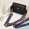 2Pcs 2 Color Nylon with Cotton Adjustable Bag Strap FIND-WR0002-25-4