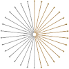 200Pcs 2 Colors 304 Stainless Steel Ball Head pins STAS-SC0007-82-1