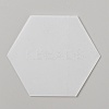 Transparent Acrylic Blank Place Cards AJEW-WH0347-92B-1