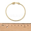Brass Micro Pave Clear Cubic Zirconia Cuff Bangles for Women BJEW-B145-08G-01-2