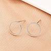 316 Stainless Steel Stud Earrings EJEW-D339-05P-3
