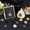 10Pcs 5 Colors Alloy Pendant Cabochon Settings DIY-SC0023-47-4