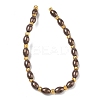 Electroplated Natural Druzy Geode Crystal Beads Strands G-G459-03B-3