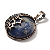 Natural Sodalite Pendants G-P560-01R-20-2