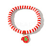 Christmas 304 Stainless Steel Enamel Charm Bracelets ZQ4442-15-1