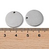 Non-Tarnish 304 Stainless Steel Pendants STAS-Q308-09K-P-3