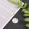 Tibetan Style Alloy Quote Pendants PALLOY-CJ0006-02-5