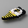 Gnome Food Grade Eco-Friendly Silicone Focal Beads SIL-WH0012-042E-2
