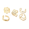 5Pcs 304 Stainless Steel Open Cuff Rings for Women RJEW-K313-04G-6