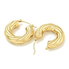 Ion Plating(IP) 304 Stainless Steel Hoop Earrings for Women EJEW-G401-01F-G-2