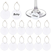50Pcs Acrylic Round Sheet Pendants DIY-BC0014-03A-1