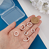 3 Pairs 3 Styles Brass Micro Pave Cubic Zirconia Hoop Earrings EJEW-PH0001-29A-3