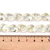 Electroplate Glass Beads Strands EGLA-T021-08C-4
