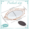 Glass Mirror Jewelry Plates AJEW-WH0695-058B-2