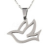 Non-Tarnish 201 Stainless Steel Pendants Necklaces LS-NJEW-S105-JN670-45-1-1