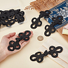 10 Pairs Handmade Chinese Frog Knot Button Sets DIY-GA0008-65-3