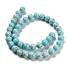 Assembled Synthetic Stone and Trochus Shell Beads Strands G-B128-08D-06-2