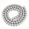 Baking Paint Pearlized Glass Pearl Bead Strands HY-N002-5mm-A03-3