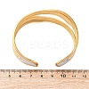 304 Stainless Steel Enamel Bangles for Women BJEW-D306-04G-3