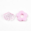 Transparent & Opaque Acrylic Beads TACR-T028-26C-3