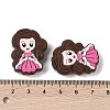 Princess Food Grade Silicone Focal Beads SIL-A008-05B-3