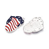 Independence Day Alloy Enamel Pendants ENAM-T022-46P-2