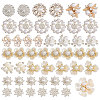 48Pcs 12 Styles Alloy Glass Rhinestone Cabochons FIND-CA0011-02-1