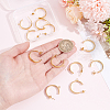16Pcs 304 Stainless Steel Stud Earring Findings STAS-BBC0010-20C-3