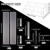 3-Tier Transparent Acrylic Minifigures Display Risers ODIS-WH0002-61B-4