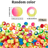 150Pcs Resin Hair Coil Cuffs OHAR-SP0001-19-2