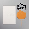 Acrylic Halloween Theme Word Cake Insert Card Decoration DIY-H109-22-2