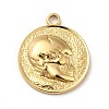 Ion Plating(IP) 201 Stainless Steel Pendants STAS-H172-07G-1