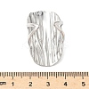 Oval 304 Stainless Steel Chunky Cuff Rings LS-RJEW-S626-05P-3