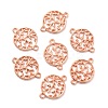 Zinc Alloy Connector Charms FIND-WH0145-29RG-1