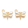 Light Gold Plated Alloy Charms ENAM-T009-02F-2