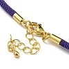 Nylon Cords Bracelet Makings Fit for Connector Charms AJEW-P116-02G-14-3