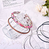 10Pcs 2 Colors Electrophoresis Hair Accessories Iron Hair Band Findings OHAR-TA0001-07-7