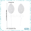 Handmade Silk Cloth Artificial Leaf AJEW-WH20070-073D-2