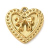 Ion Plating(IP) 304 Stainless Steel Pendant Rhinestone Settings STAS-M082-01G-1