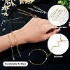 12Pcs 6 Styles 304 Stainless Steel Chain Bracelet Makings AJEW-TA0001-34-5