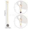 Flat Round with Letter Alloy Enamel Wine Glass Charms AJEW-AB00184-19-2