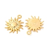 201 Stainless Steel Pendants STAS-C130-15G-2
