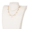 Brass Charms Bracelet & Necklace Jewelry Sets SJEW-JS01161-5