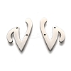 Non-Tarnish 304 Stainless Steel Links Connectors STAS-Y006-60P-V-2