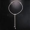 Bowknot Alloy Full Crystal Rhinestone Tassel Waist Belly Chains for Women FS-WG8B8BC-02-1